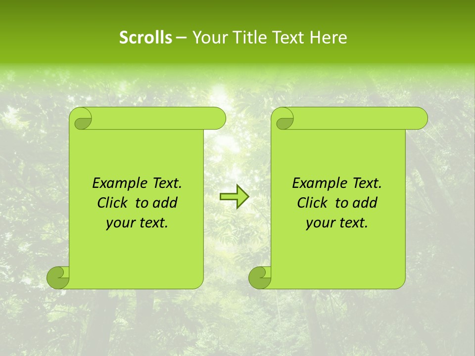 Outdoor Fantastic Foliage PowerPoint Template
