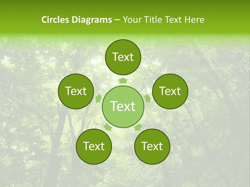 Outdoor Fantastic Foliage PowerPoint Template