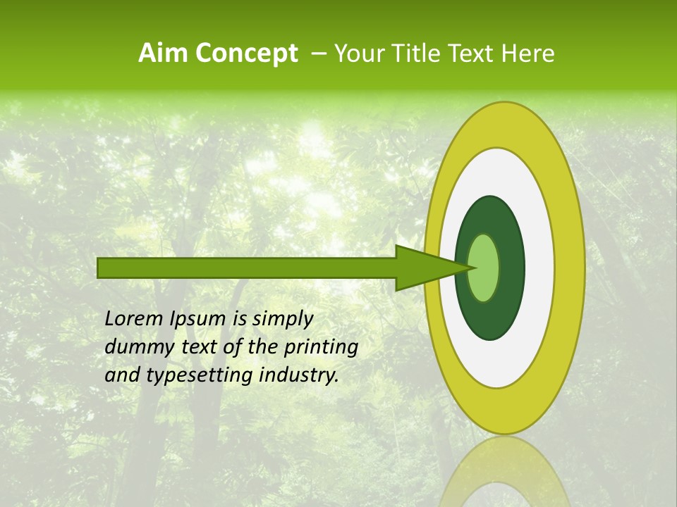 Outdoor Fantastic Foliage PowerPoint Template