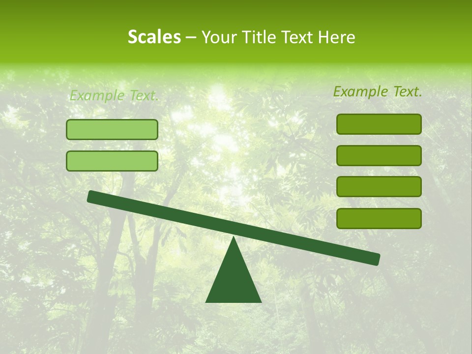 Outdoor Fantastic Foliage PowerPoint Template
