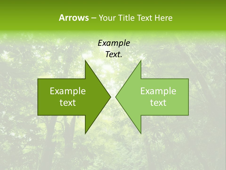 Outdoor Fantastic Foliage PowerPoint Template