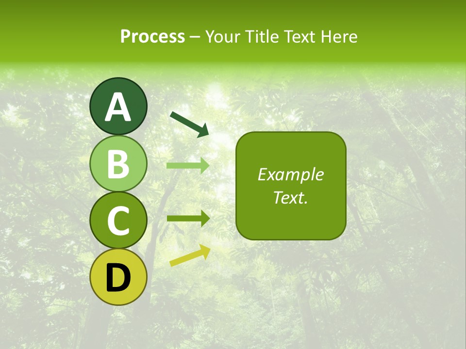 Outdoor Fantastic Foliage PowerPoint Template