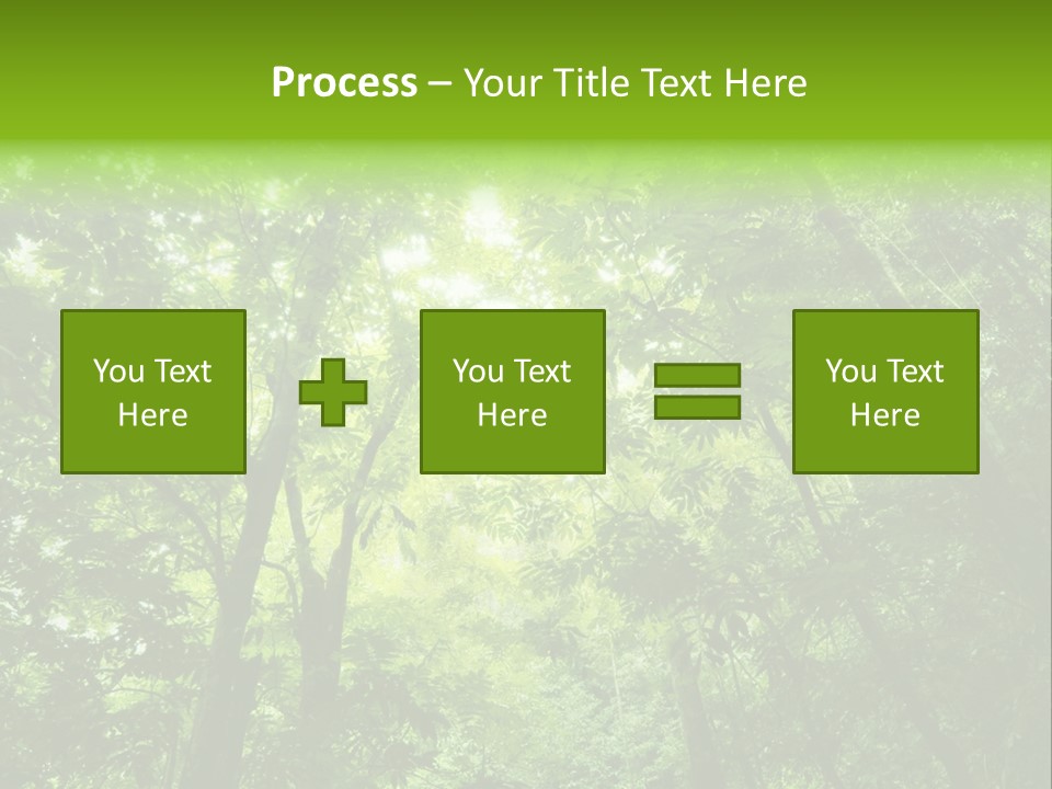 Outdoor Fantastic Foliage PowerPoint Template