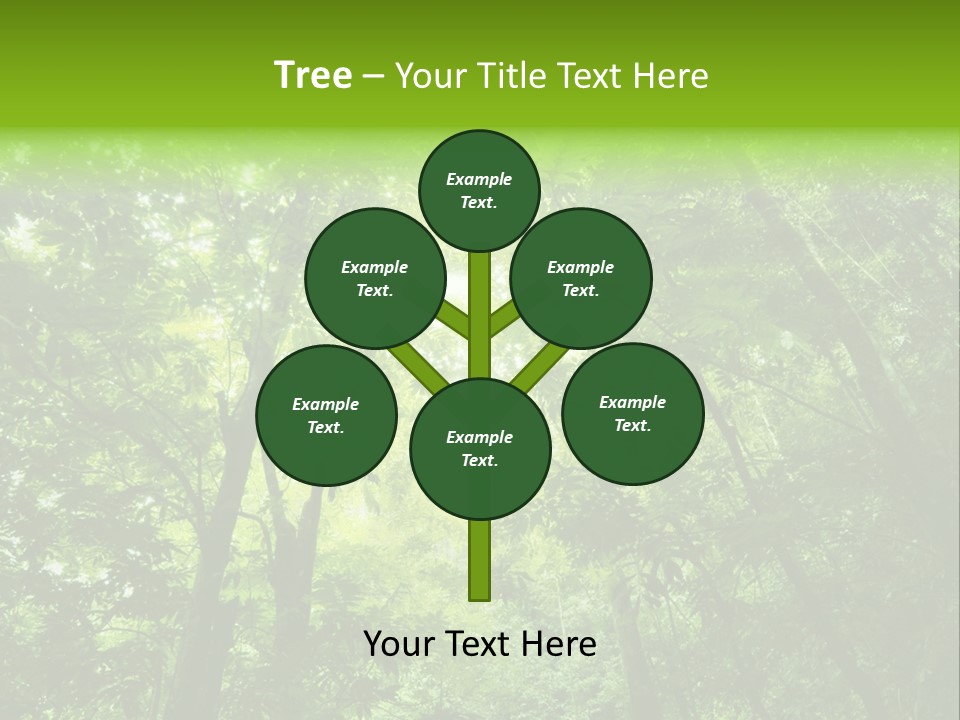 Outdoor Fantastic Foliage PowerPoint Template
