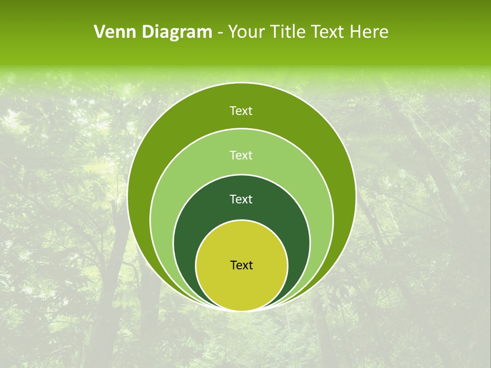 Outdoor Fantastic Foliage PowerPoint Template
