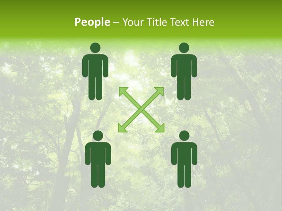 Outdoor Fantastic Foliage PowerPoint Template