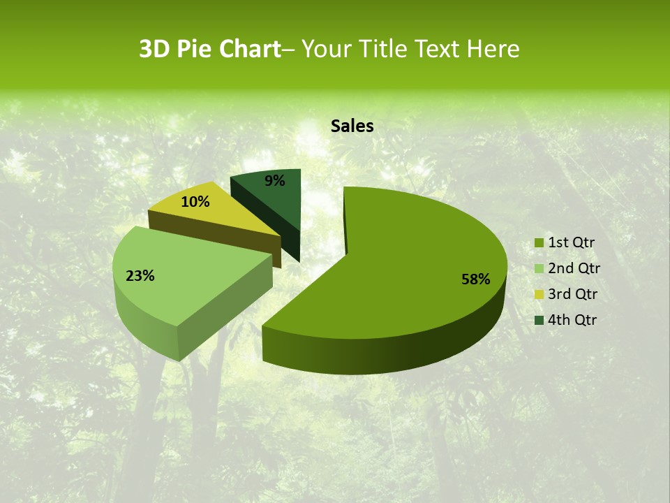 Outdoor Fantastic Foliage PowerPoint Template