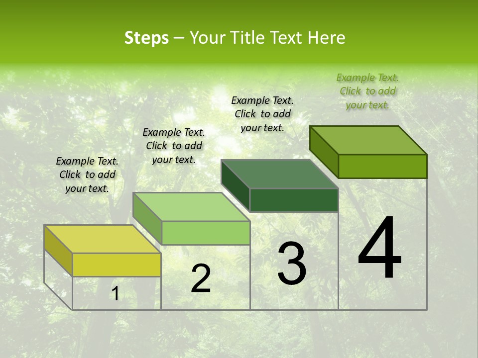 Outdoor Fantastic Foliage PowerPoint Template