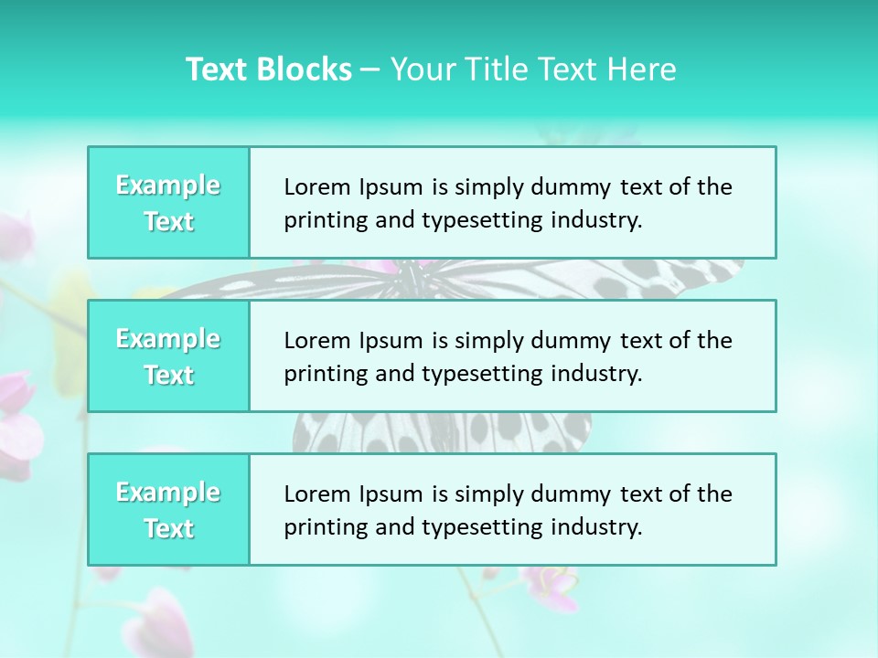 Detail Pollen Kite PowerPoint Template