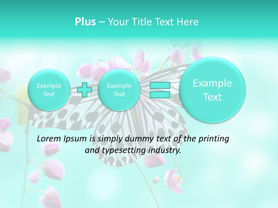Detail Pollen Kite PowerPoint Template