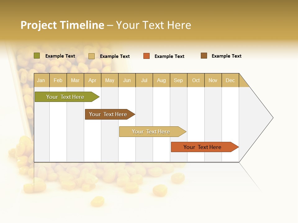 Canned Isolated Sweet Corn PowerPoint Template