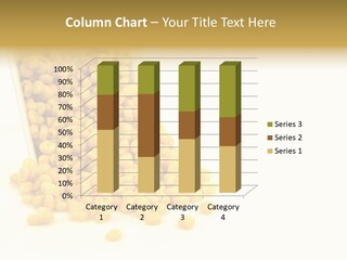 Canned Isolated Sweet Corn PowerPoint Template