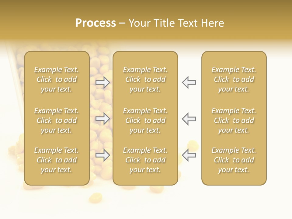 Canned Isolated Sweet Corn PowerPoint Template