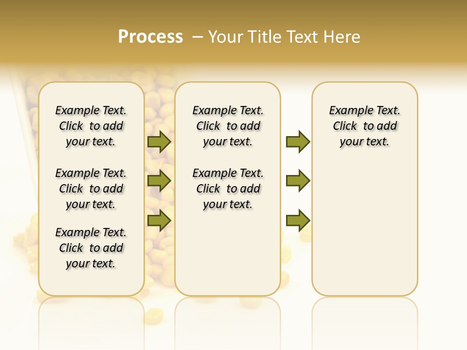 Canned Isolated Sweet Corn PowerPoint Template