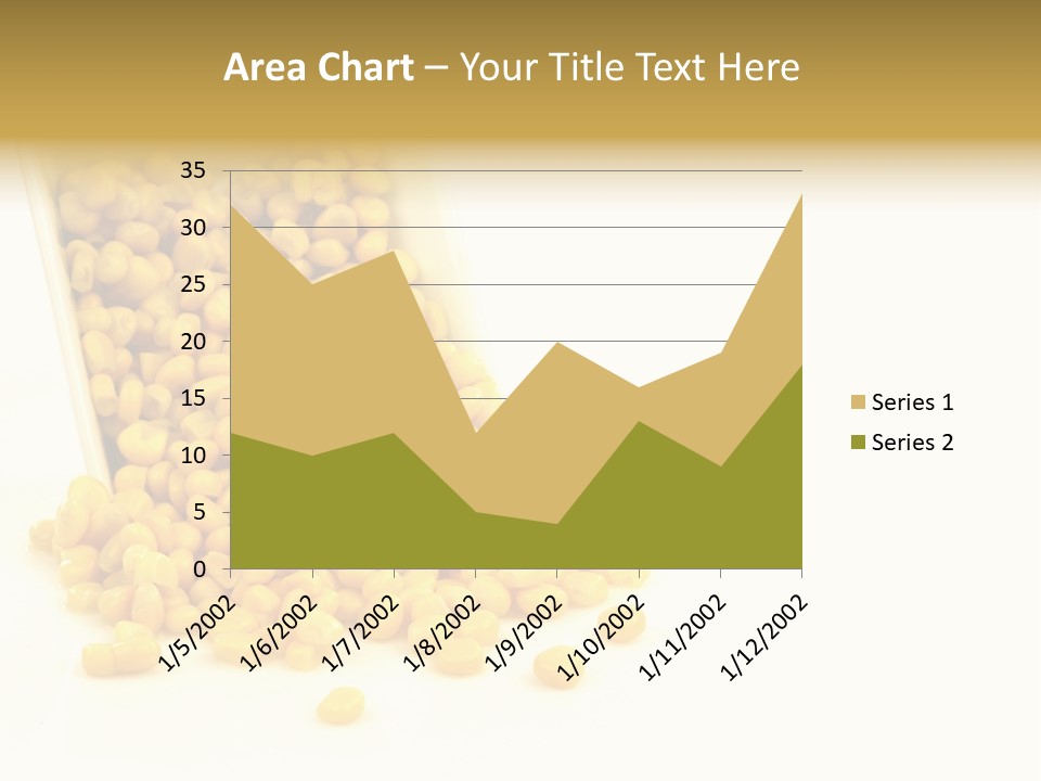 Canned Isolated Sweet Corn PowerPoint Template