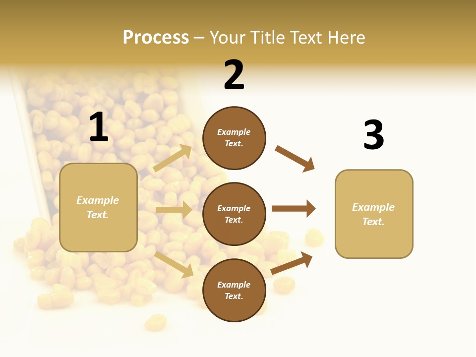 Canned Isolated Sweet Corn PowerPoint Template