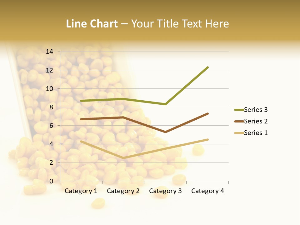 Canned Isolated Sweet Corn PowerPoint Template