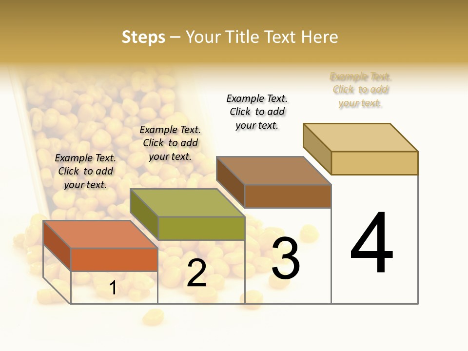 Canned Isolated Sweet Corn PowerPoint Template