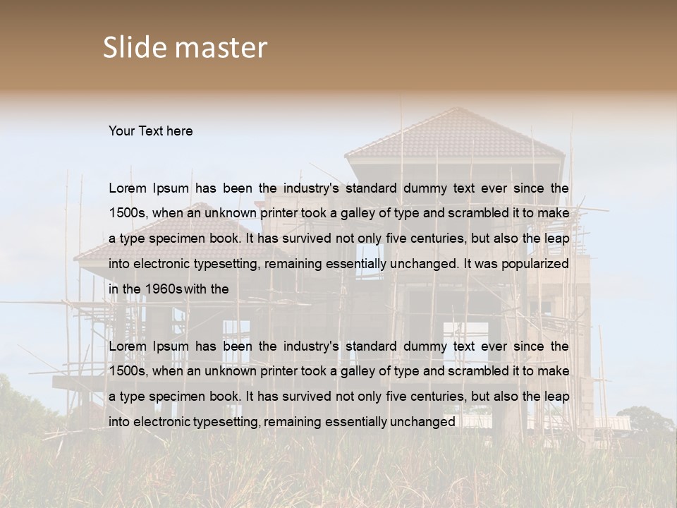 Job England Plank PowerPoint Template