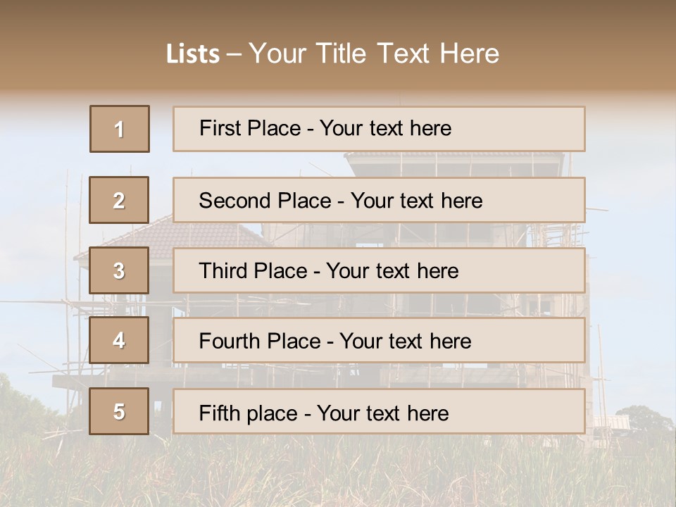 Job England Plank PowerPoint Template