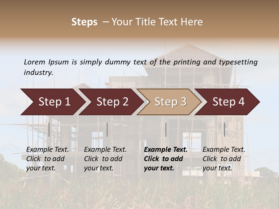 Job England Plank PowerPoint Template