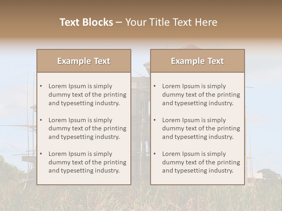 Job England Plank PowerPoint Template