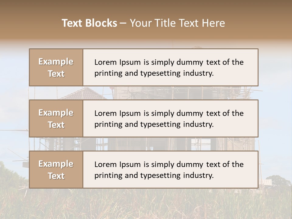 Job England Plank PowerPoint Template