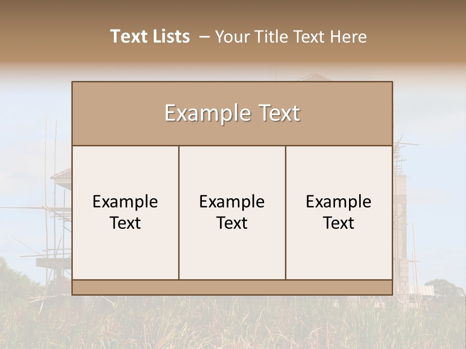 Job England Plank PowerPoint Template
