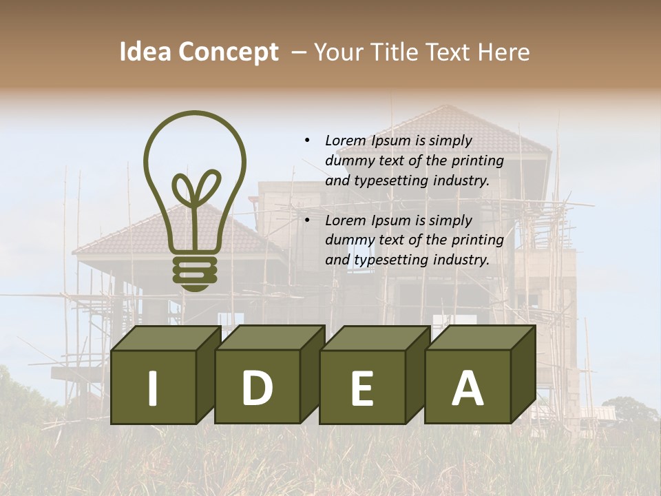 Job England Plank PowerPoint Template