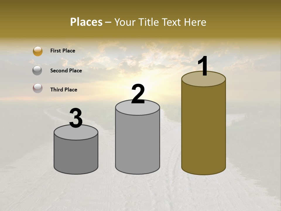 View Sunset Turn PowerPoint Template