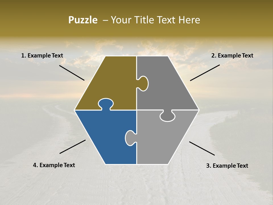 View Sunset Turn PowerPoint Template