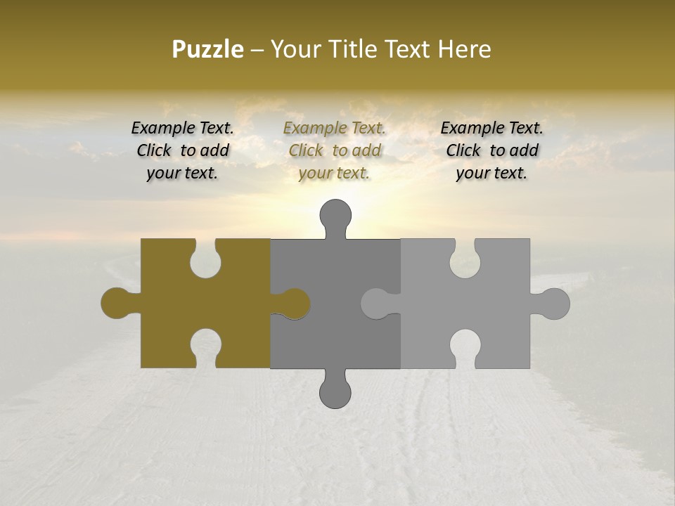 View Sunset Turn PowerPoint Template