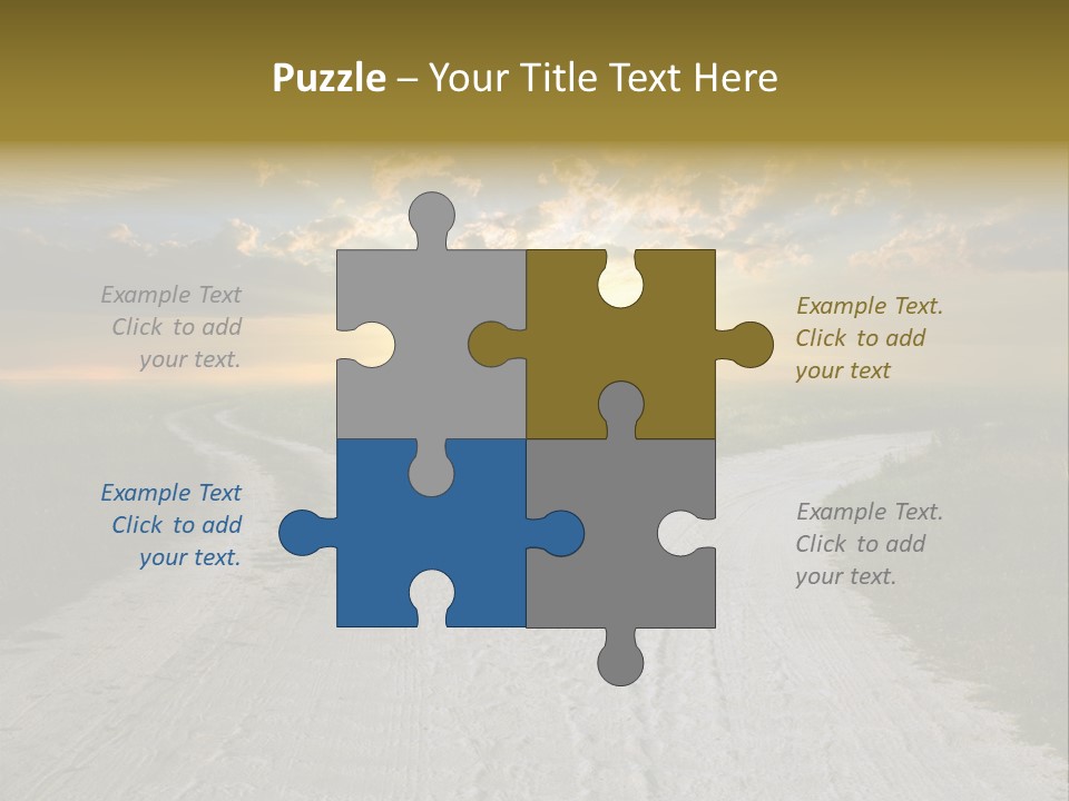 View Sunset Turn PowerPoint Template