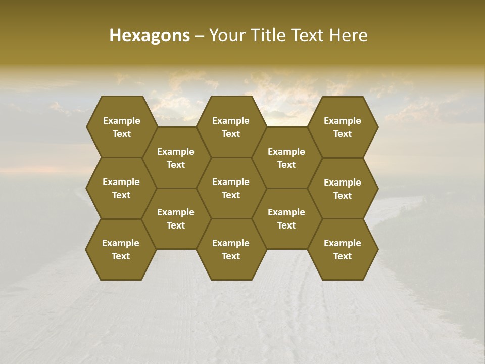 View Sunset Turn PowerPoint Template