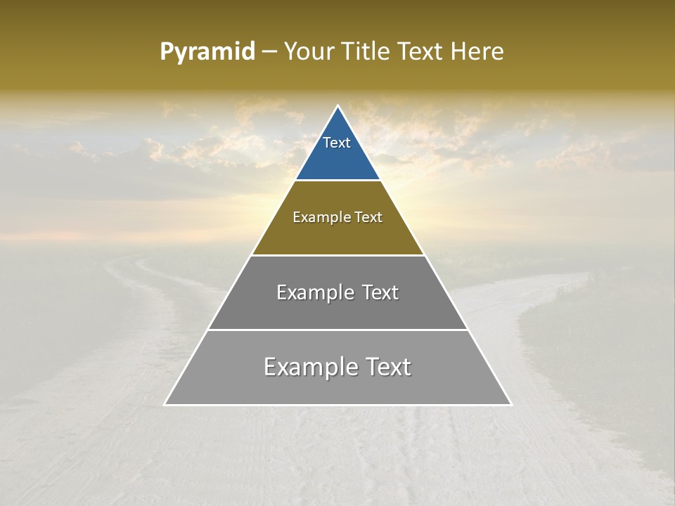 View Sunset Turn PowerPoint Template
