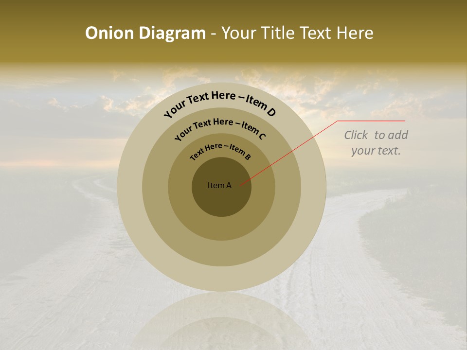 View Sunset Turn PowerPoint Template