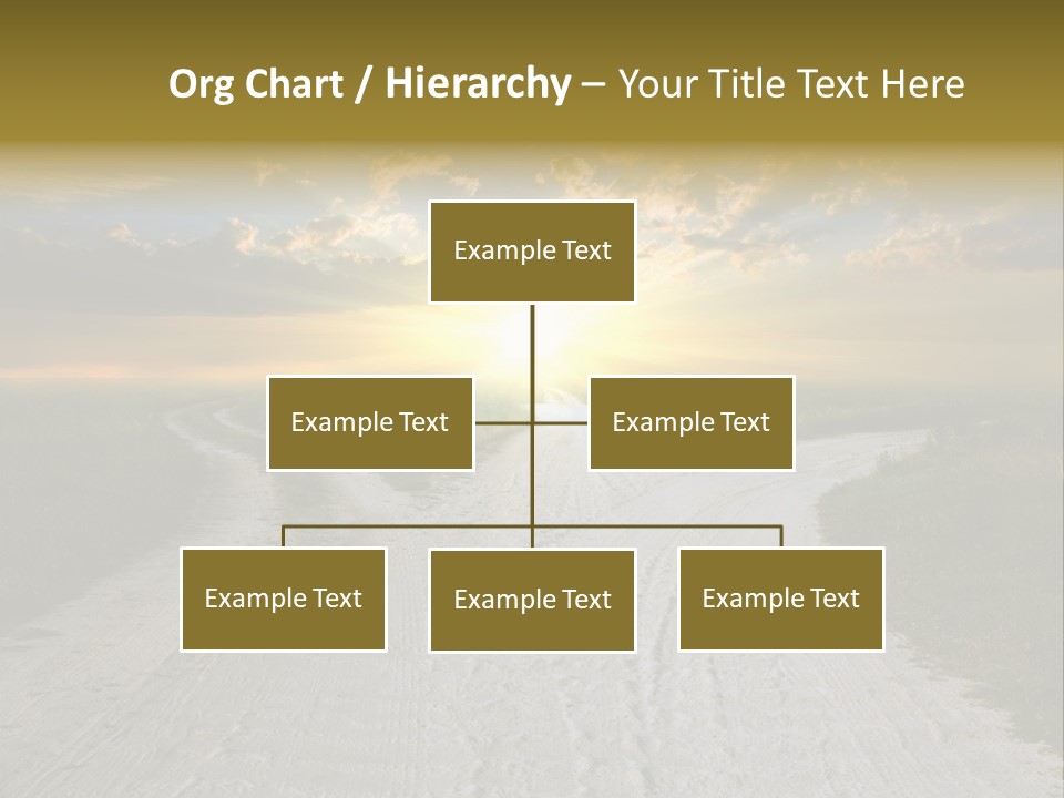 View Sunset Turn PowerPoint Template