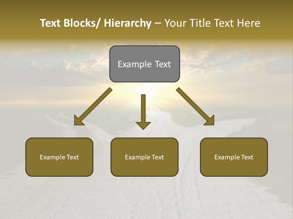 View Sunset Turn PowerPoint Template