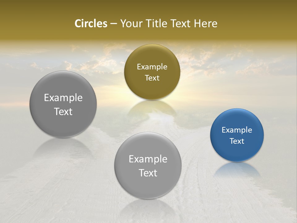 View Sunset Turn PowerPoint Template