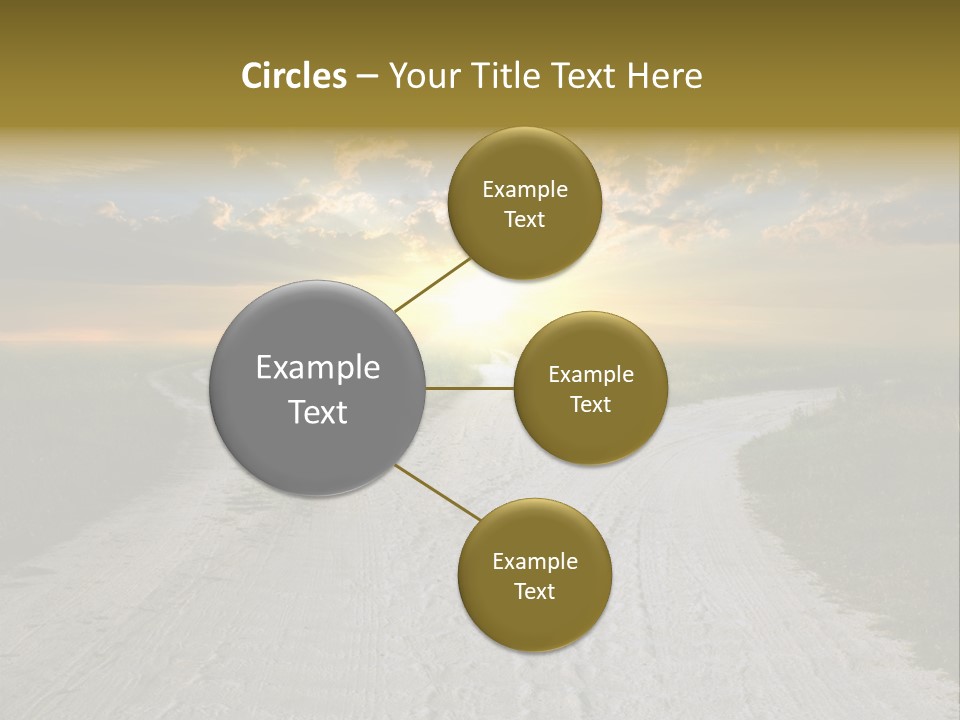 View Sunset Turn PowerPoint Template