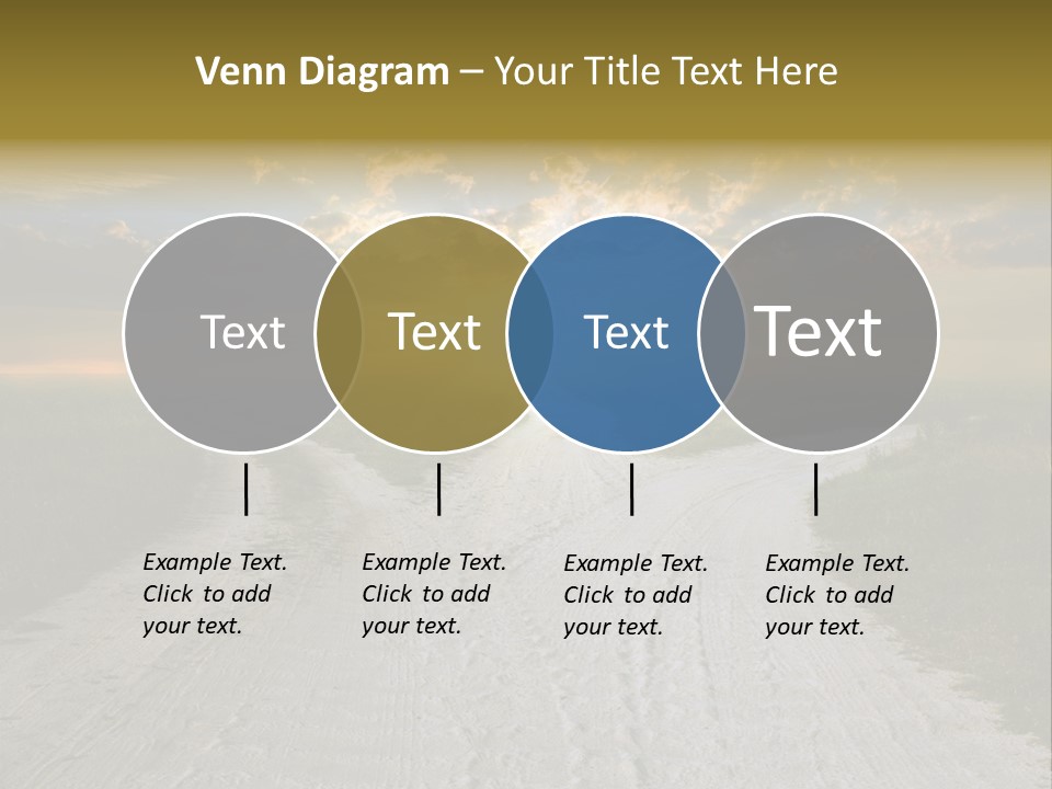 View Sunset Turn PowerPoint Template