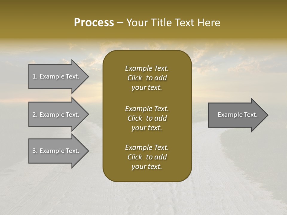 View Sunset Turn PowerPoint Template