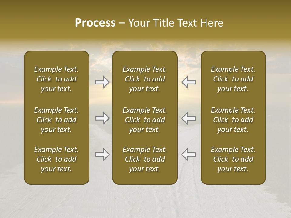 View Sunset Turn PowerPoint Template