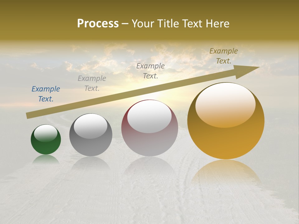 View Sunset Turn PowerPoint Template