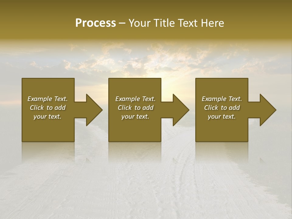 View Sunset Turn PowerPoint Template