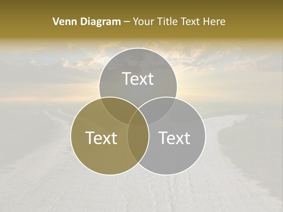View Sunset Turn PowerPoint Template