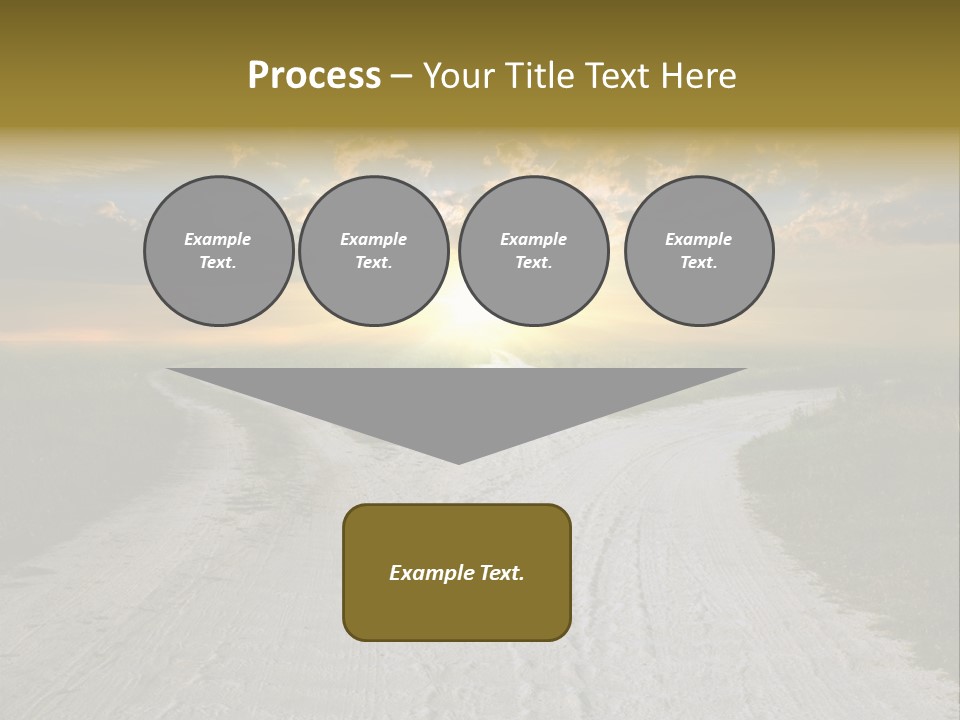 View Sunset Turn PowerPoint Template