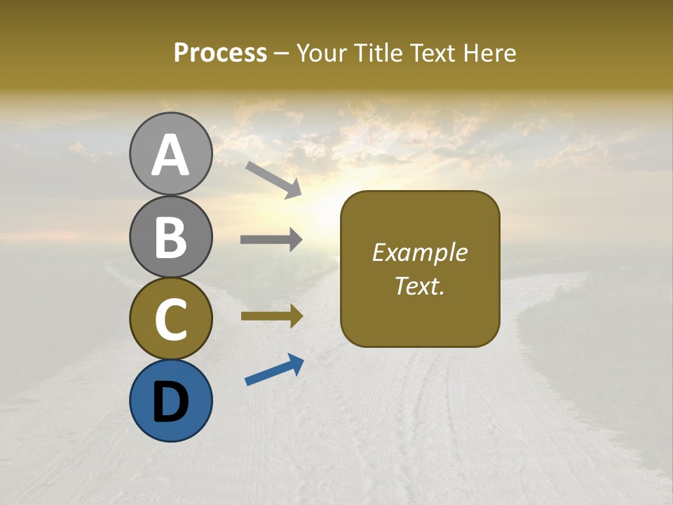 View Sunset Turn PowerPoint Template