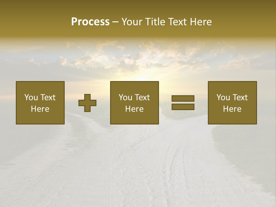 View Sunset Turn PowerPoint Template
