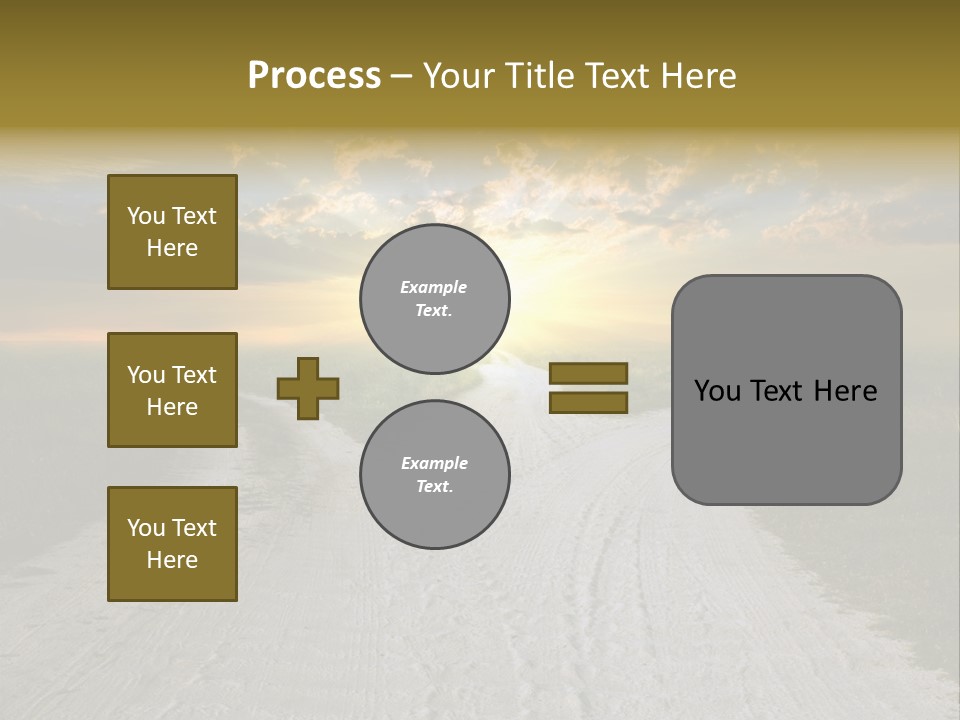 View Sunset Turn PowerPoint Template